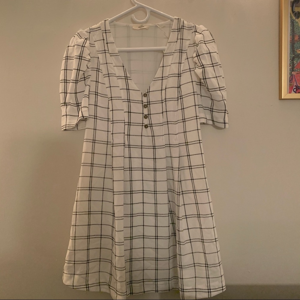 NWT Plaid Mini Dress